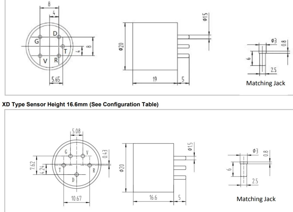 SRH-40 Cubic сенсор Углекислого газа CO2 (Диоксида углерода) 444.png