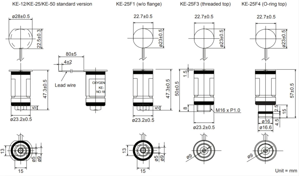 KE-50 Figaro сенсор Кислорода O2