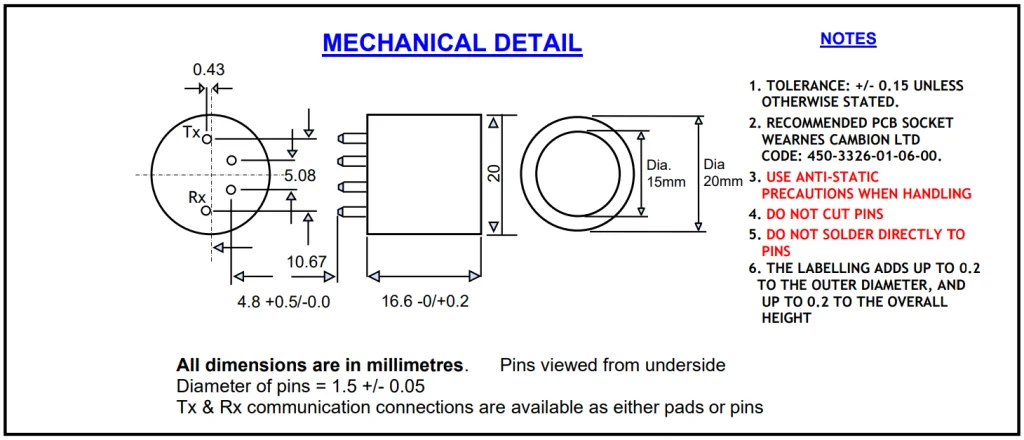 схема сенсора Dynament