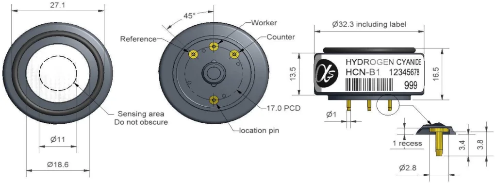 HCN-B1 Alphasense