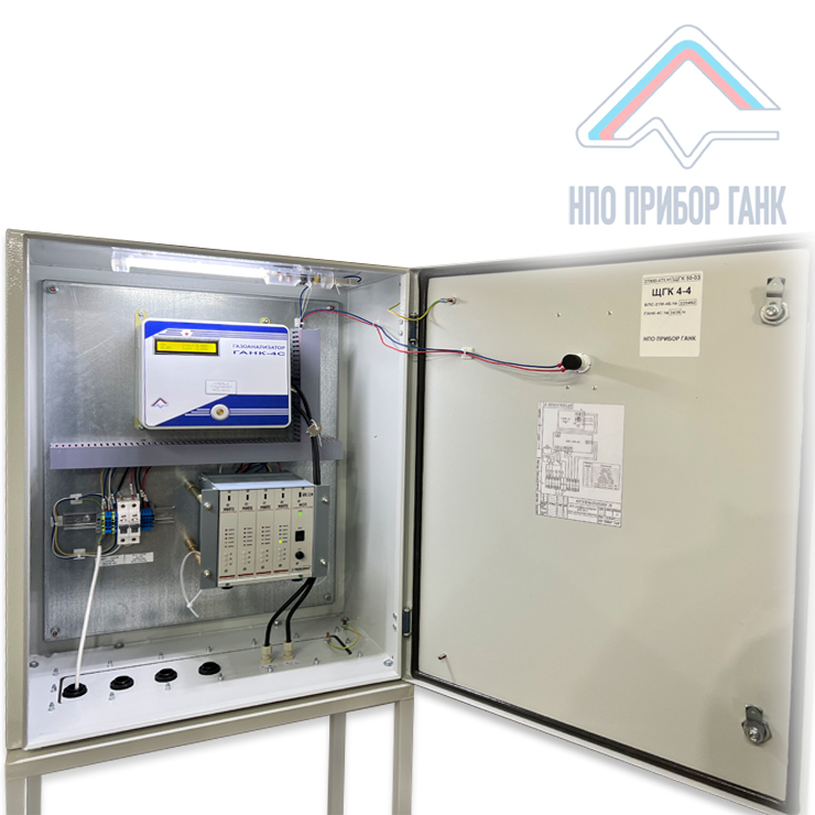 Шкаф загазованности с 1 газоанализатором